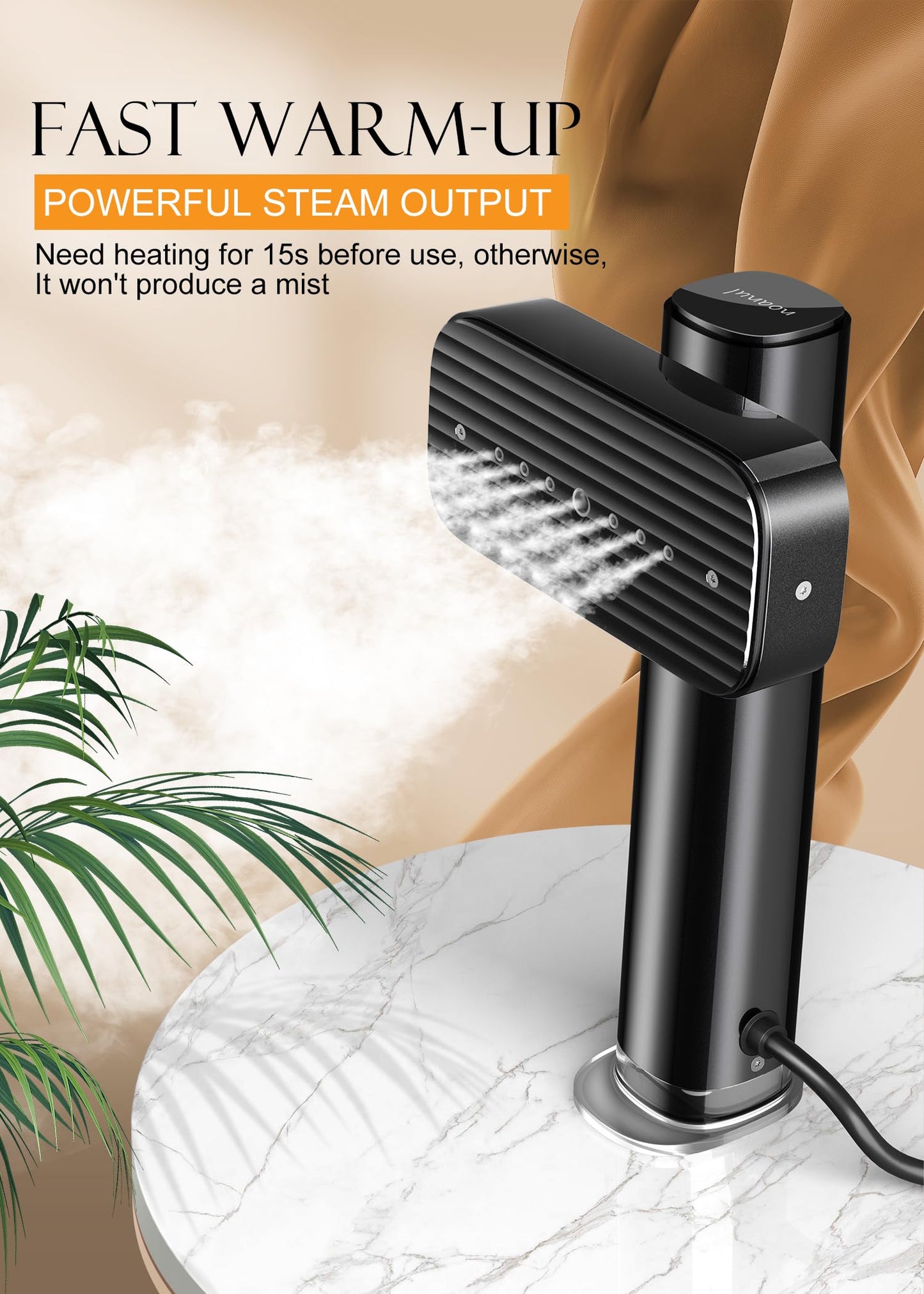 Défroisseur 2-en-1 professionnel léger 1200 W | Soin textile rapide et précis - Défrøa G5